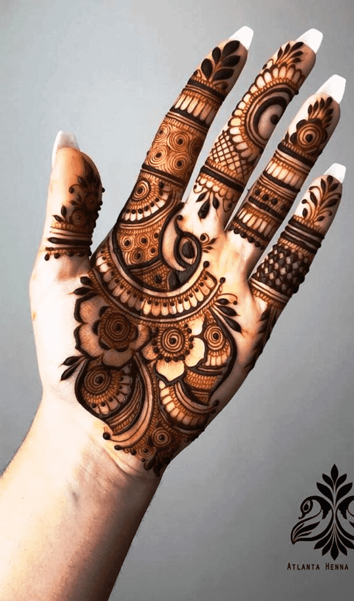 Marvelous Very Simple Mehndi Design