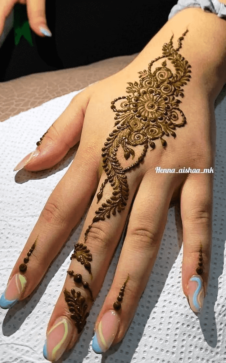 Pretty Very Simple Mehndi Design