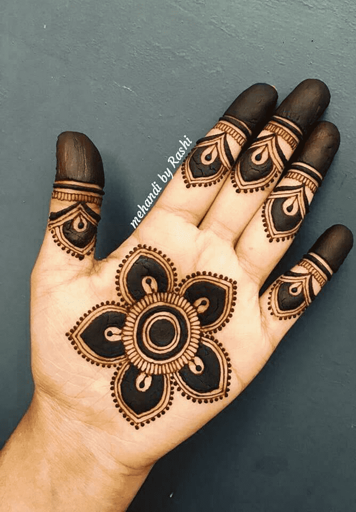 Wonderful Very Simple Mehndi Design