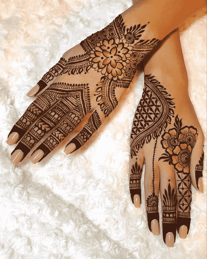 Slightly Vijaya Ekadashi Henna Design