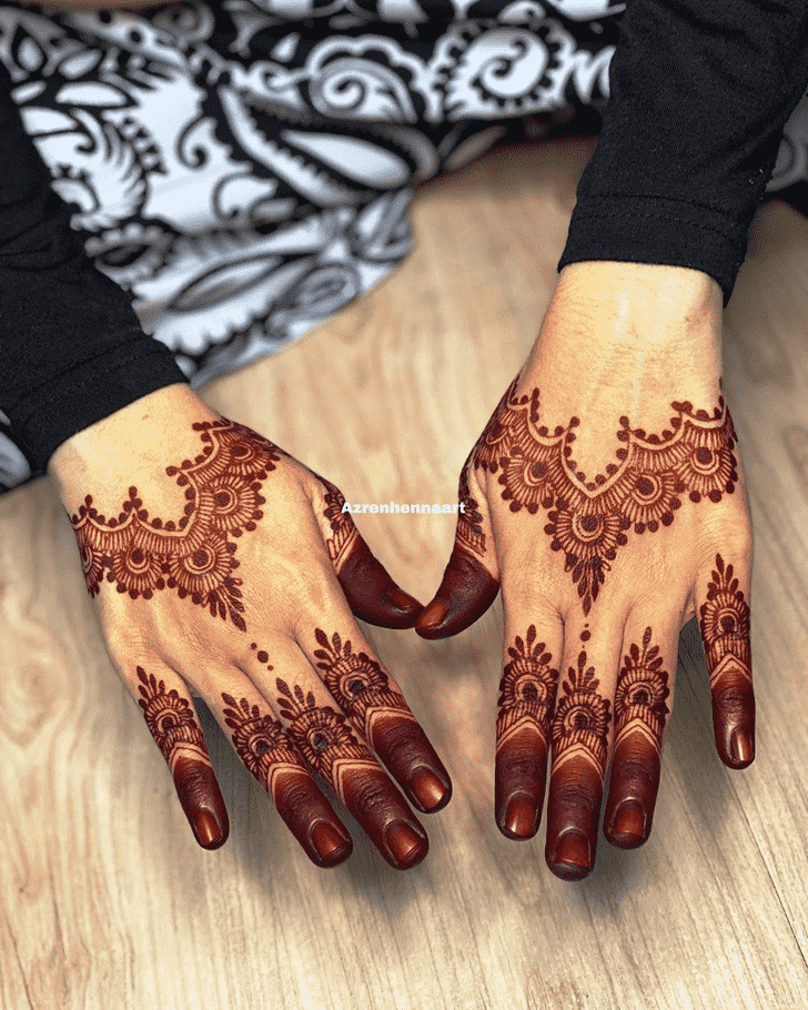 Graceful Visakhapatnam Henna Design