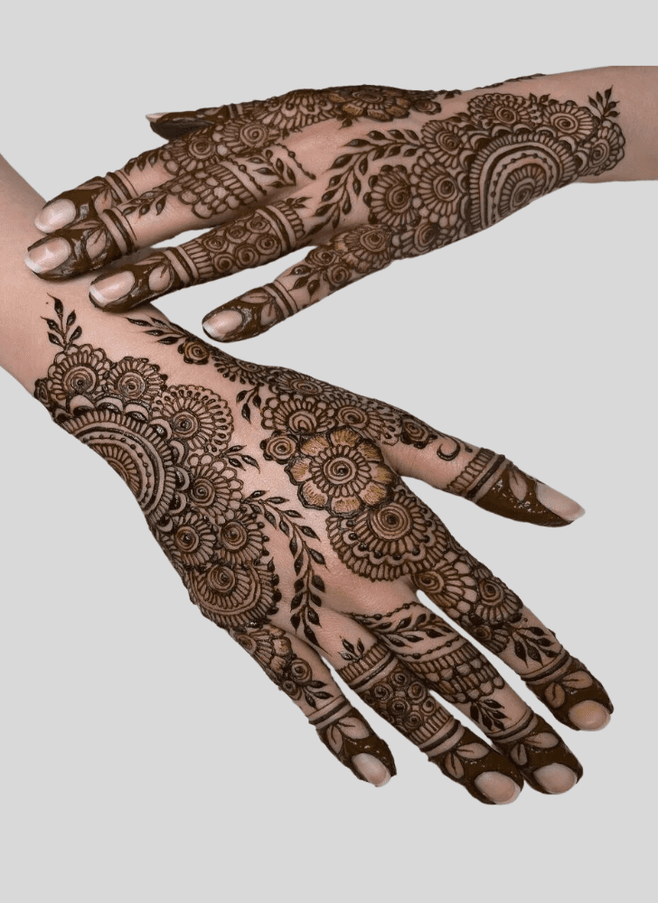 Bewitching Vrindavan Henna Design