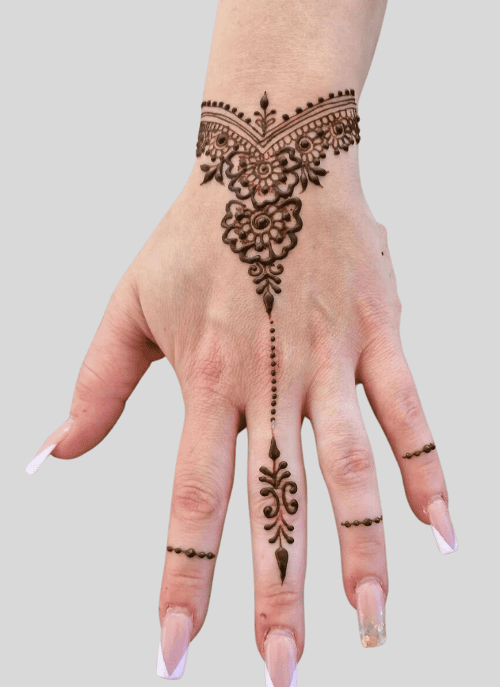 Excellent Vrindavan Henna Design