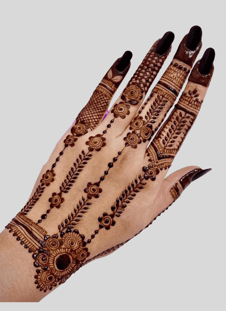 Magnetic Vrindavan Henna Design