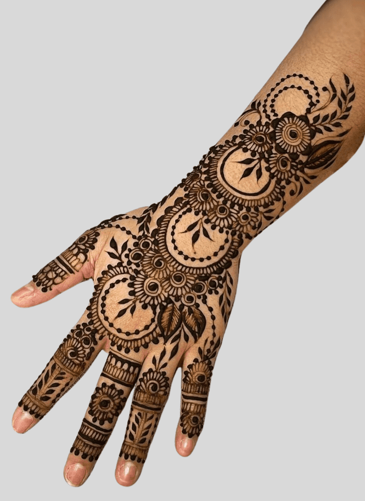 Mesmeric Vrindavan Henna Design