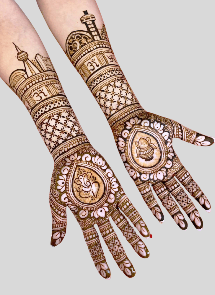 Alluring Wedding Henna Design