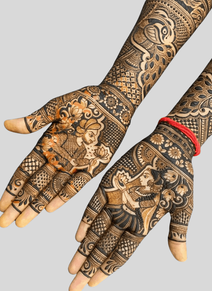 Dazzling Wedding Henna Design