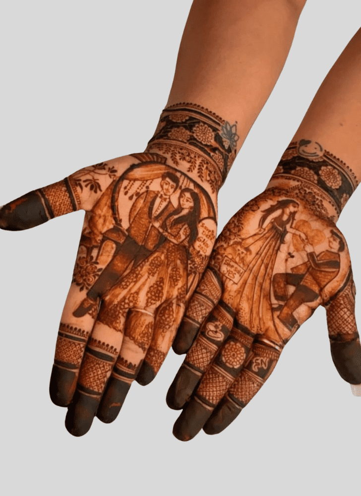 Delightful Wedding Henna Design