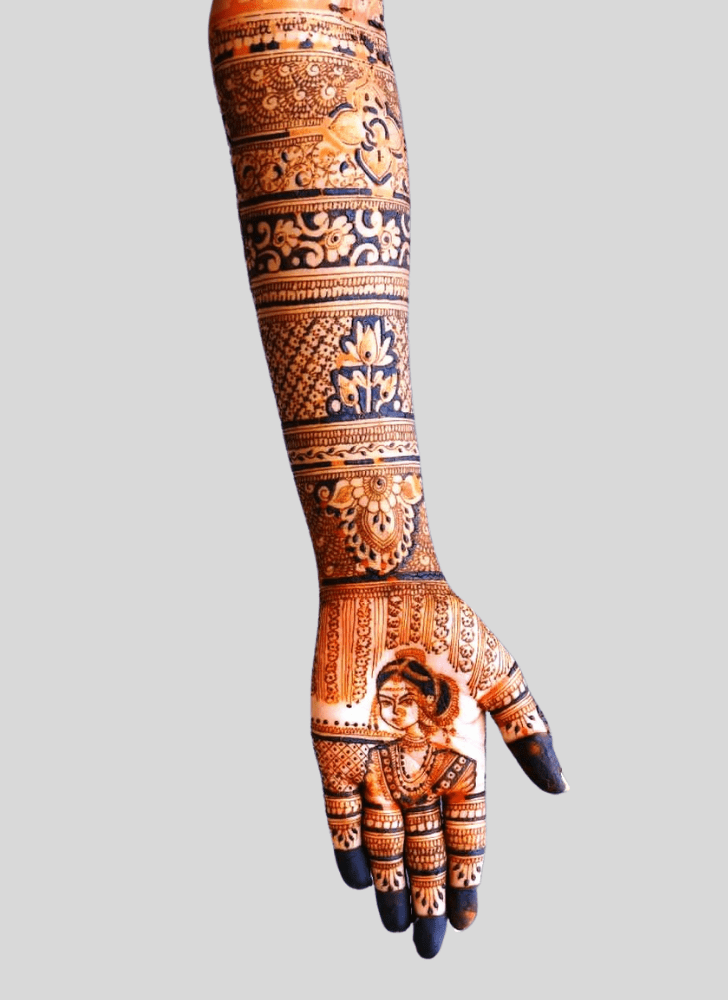 Good Looking Wedding Henna Design