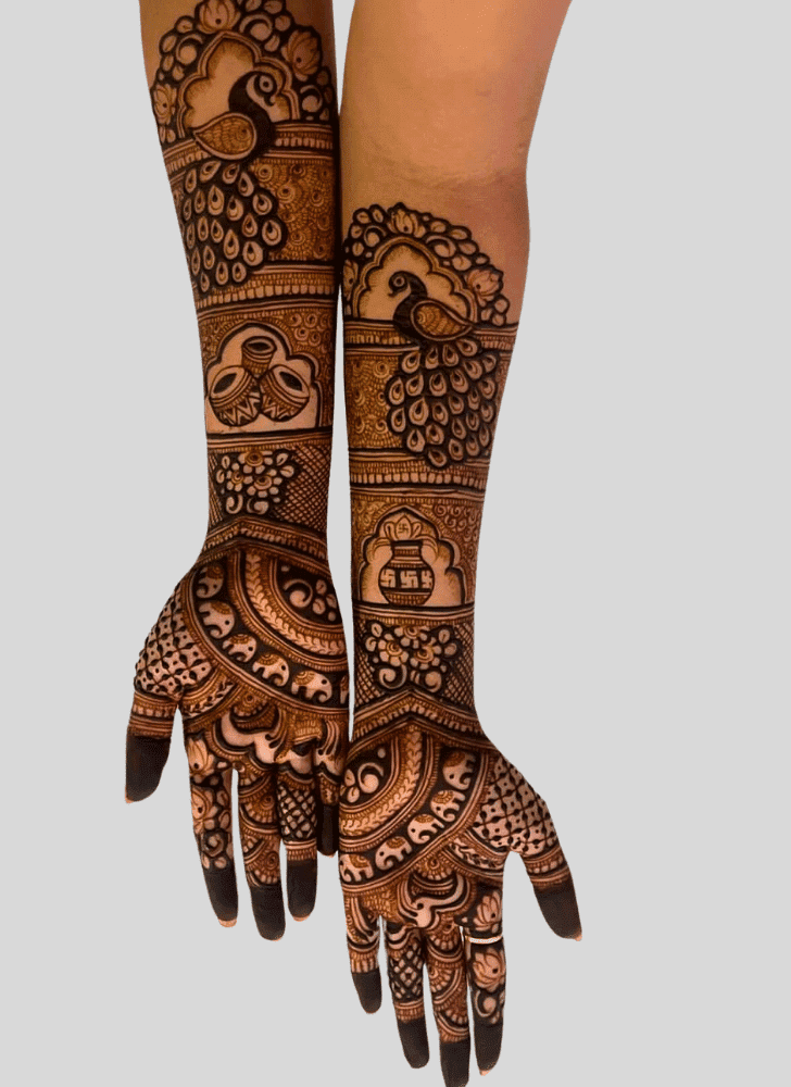 Awesome Wedding Henna Design