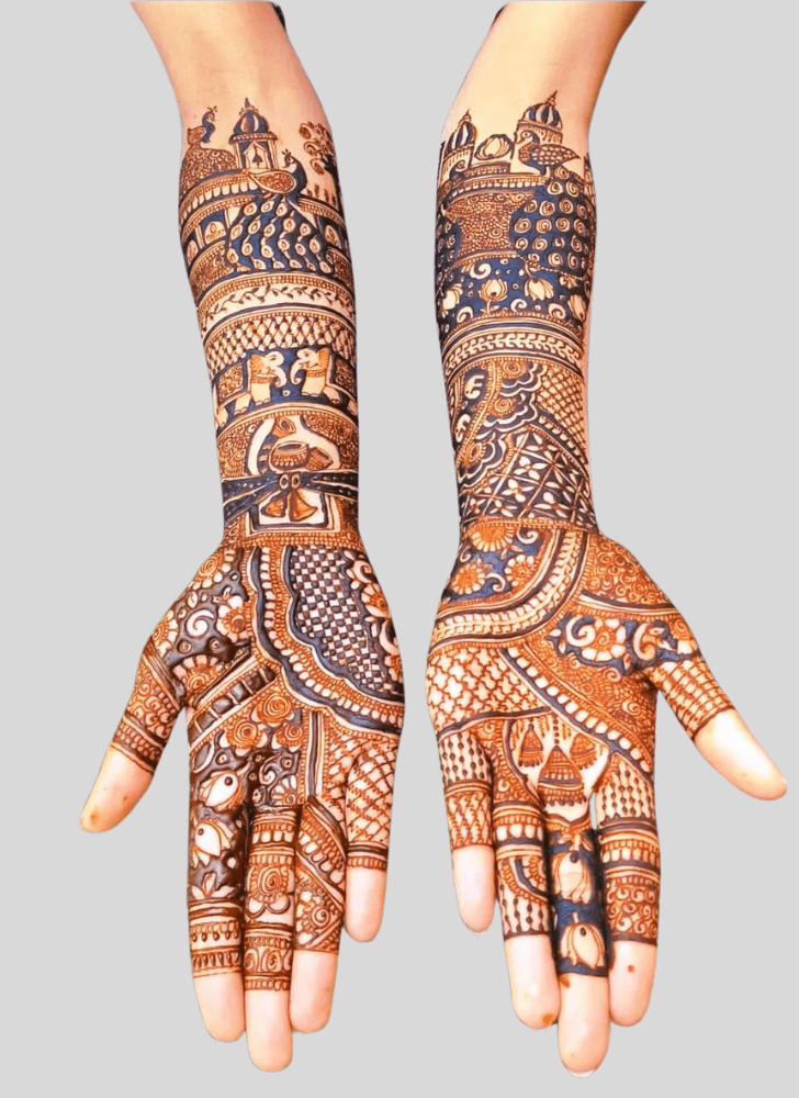 Inviting Wedding Henna Design