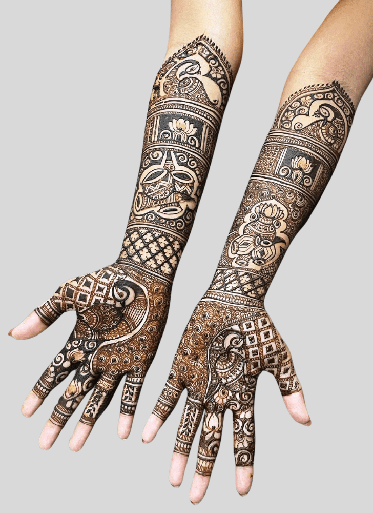 Magnificent Wedding Henna Design