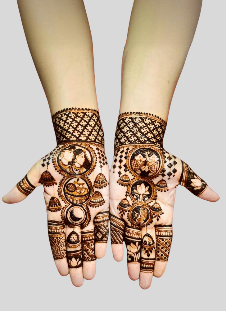 Pretty Wedding Henna Design