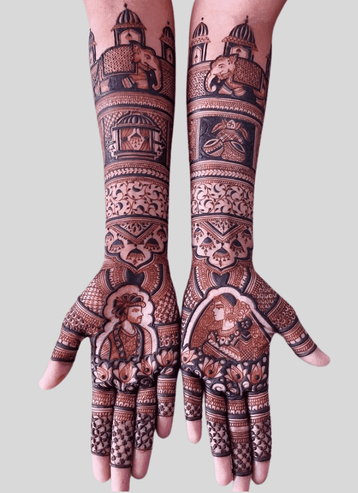 Splendid Wedding Henna Design