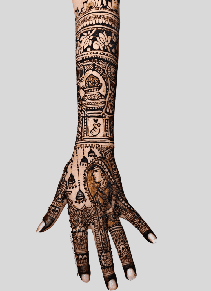 Stunning Wedding Henna Design