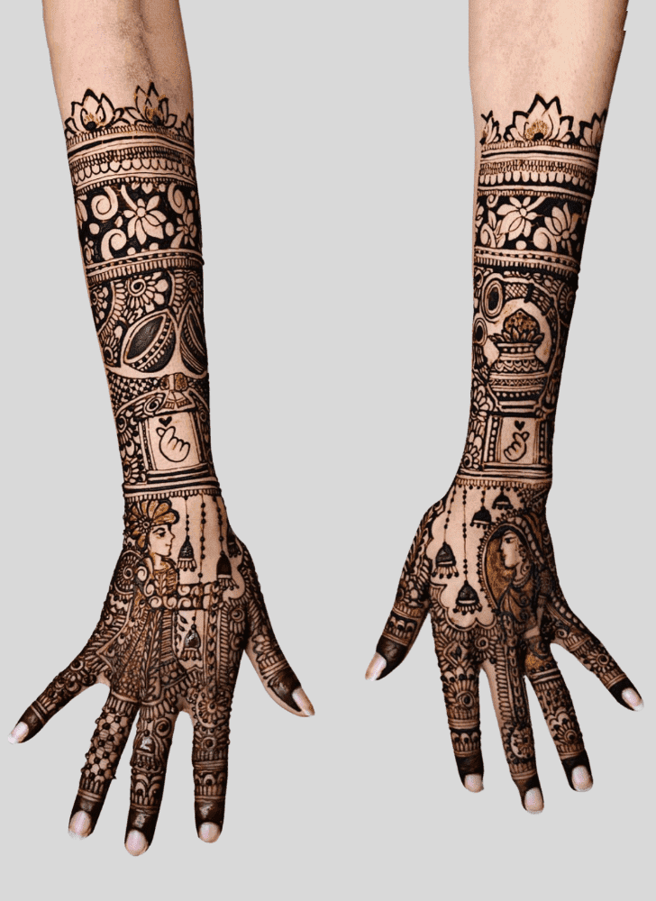 Superb Wedding Henna Design