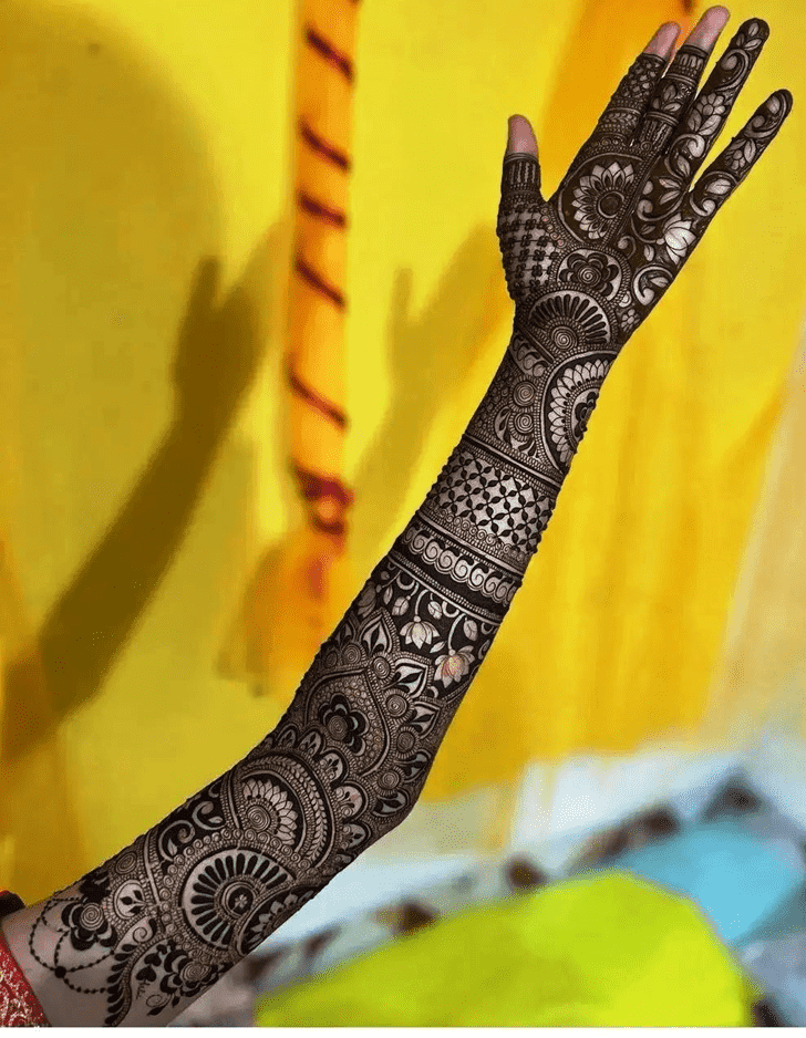 Stunning Wedding Henna Design