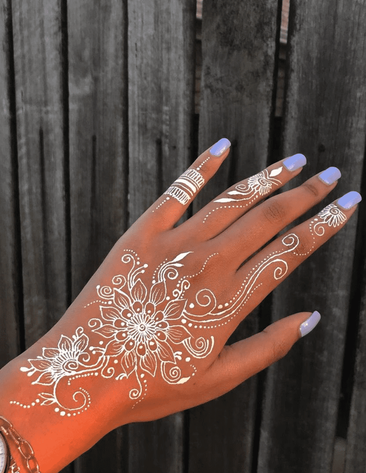 Hippi White Mehndi