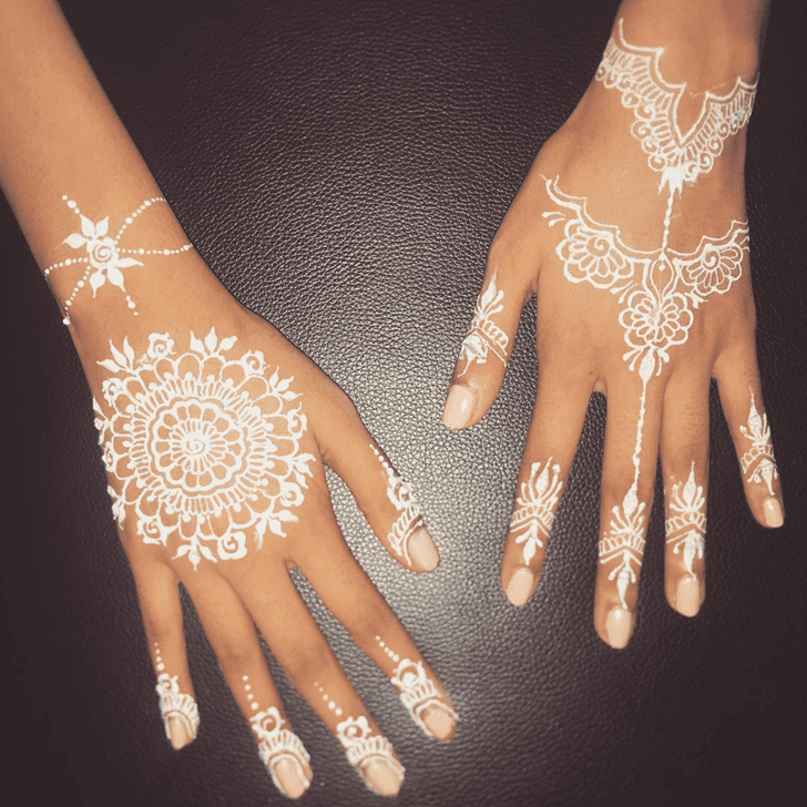 Holi White mehndi