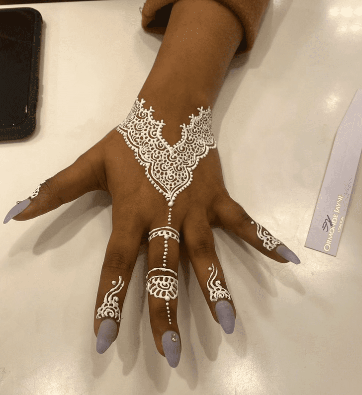 South indian White Mehndi