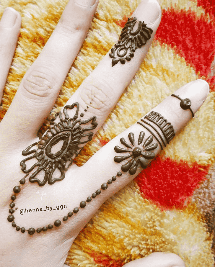 Fair Women Henna design