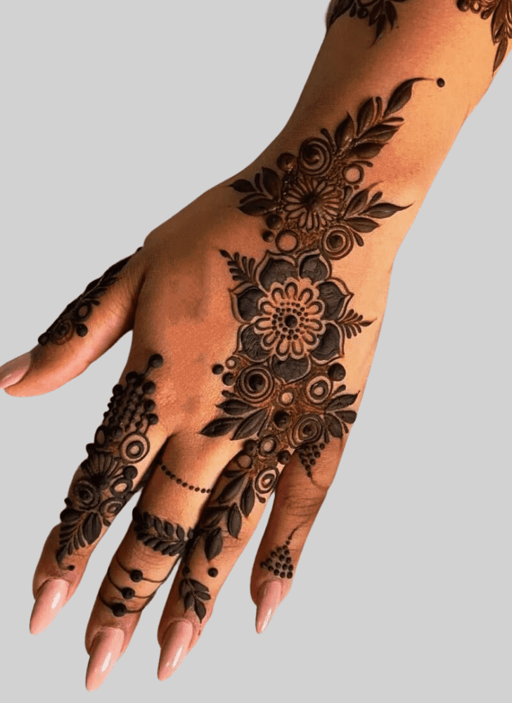 Delicate Wonderful Henna Design