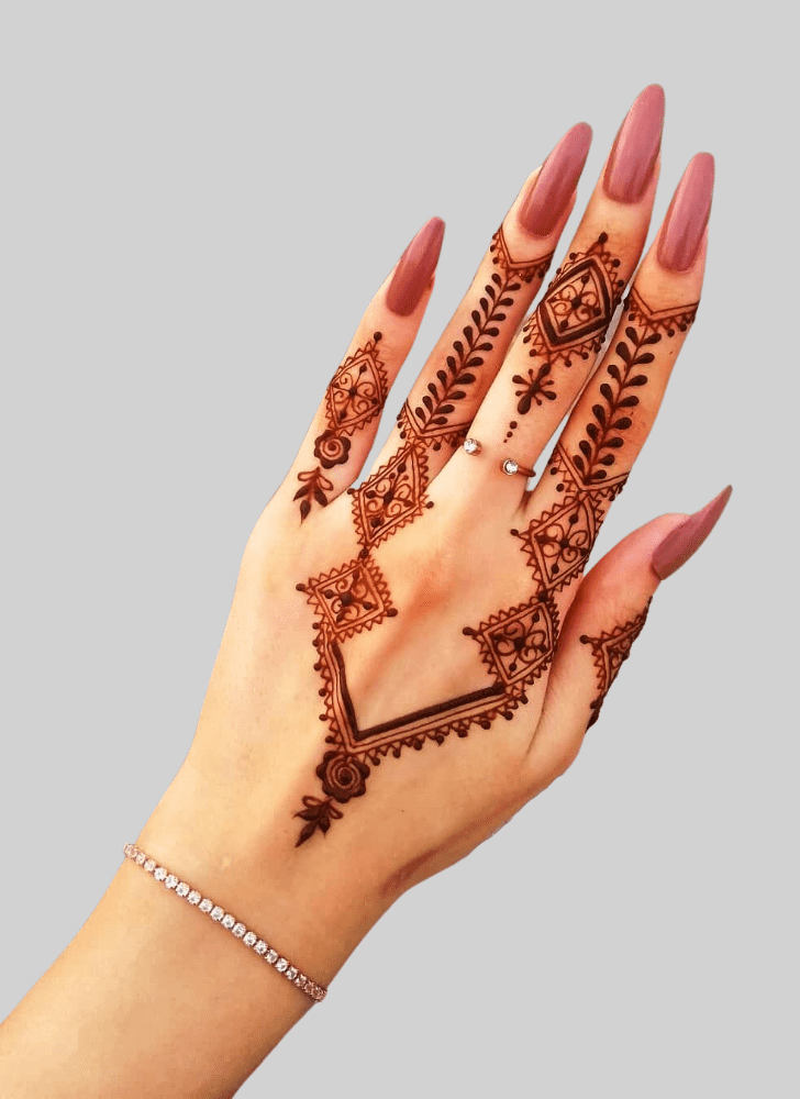 Exquisite Wonderful Henna Design
