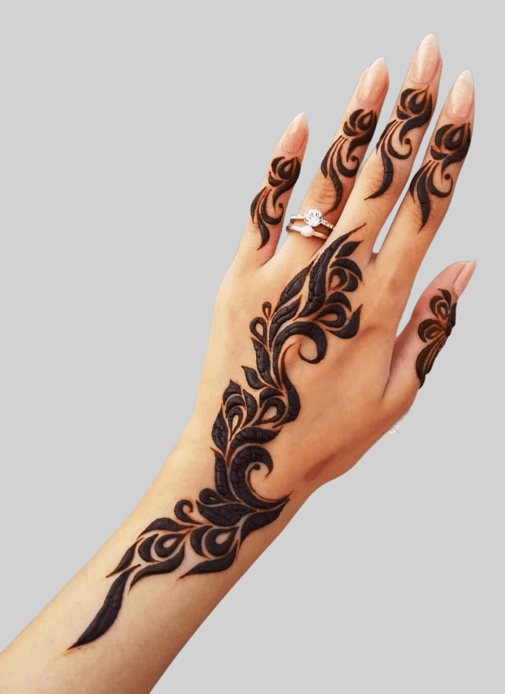 Fascinating Wonderful Henna Design
