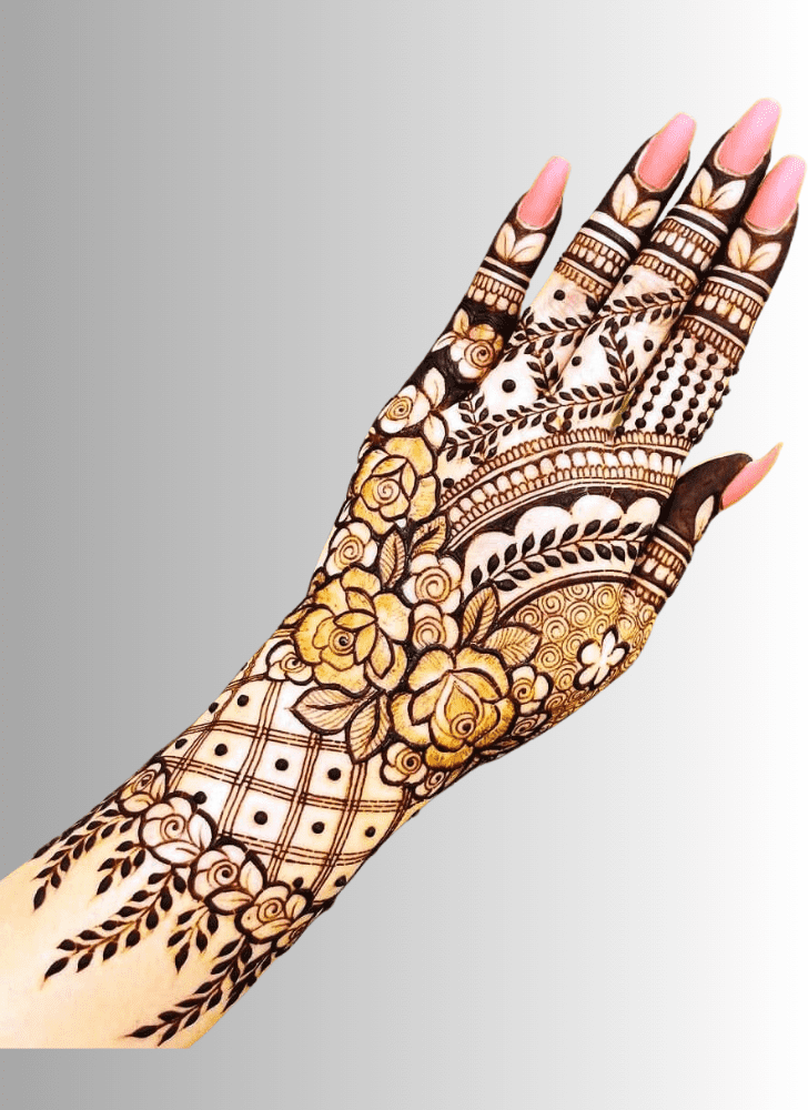 Mesmeric Wonderful Henna Design